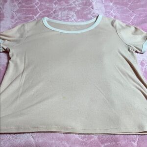 american eagle baby pink soft tee